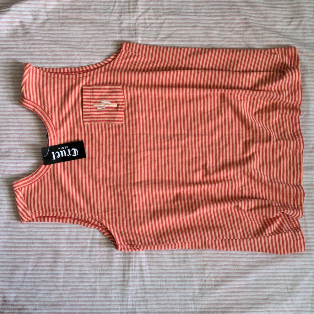 Sleeveless Striped Top NWT